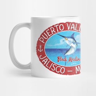 Puerto Vallarta, Jalisco, Mexico, Black Marlin Mug